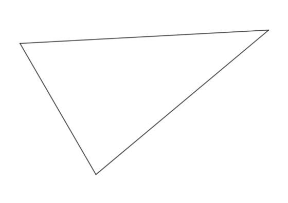 Como hallar el baricentro de un triángulo. Ejercicio explicado
