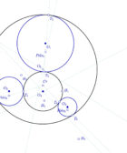 Problema de Apolonio, circunferencias tangentes a tres circunferencias