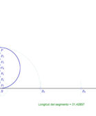 Rectificación de una circunferencia utilizando el método de Arquímedes