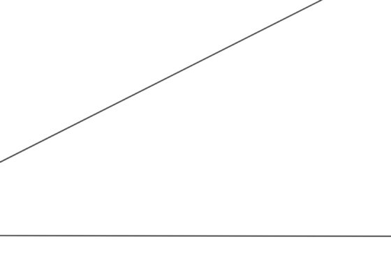 Como dibujar la bisectriz de ángulos que se corta fuera de plano