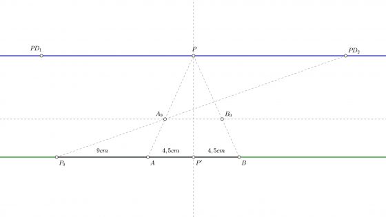 Calcular profundidades en perspectiva cónica frontal