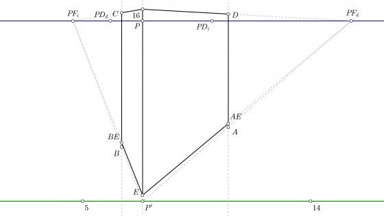 Ejercicios resueltos de perspectiva cónica oblicua