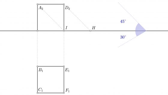 Como trazar sombras en perspectiva cónica frontal