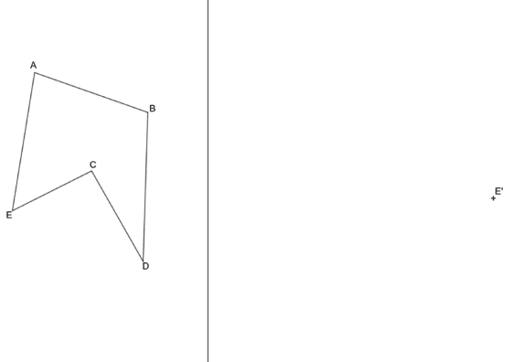 Como dibujar una figura afín a un polígono irregular. Ejercicio resuelto con vídeo explicativo y lámina.