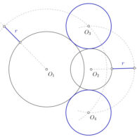Circunferencias tangentes conocido el radio