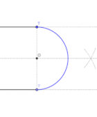 Ejercicios de enlaces de rectas con arcos de circunferencia