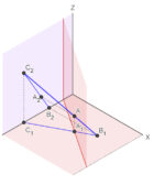 Casos particulares de intersecciones entre rectas y planos en el sistema diédrico