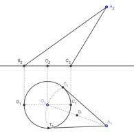 Ejercicios resueltos de sólidos sencillos en sistema diédrico