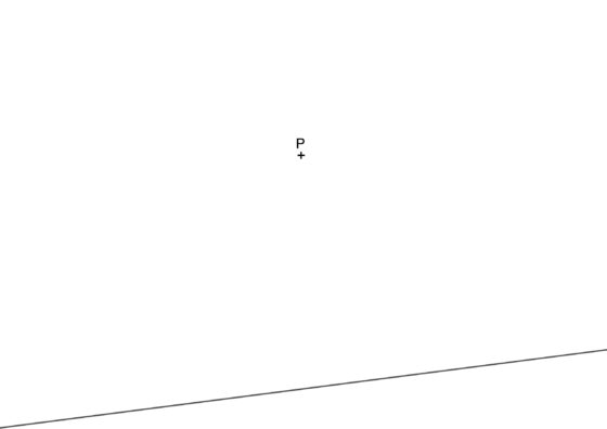 Dibujar circunferencias de radio dado tangentes a una recta y que pasan por un punto P que no pertenece a la misma
