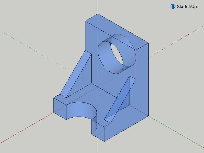 Figura Na 3D interactiva para vistas y normalización