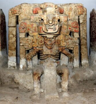 Estatua de Mictlantecuhtli hallada en El Zapotal. Apuntes de historia para 1ºPAPV
